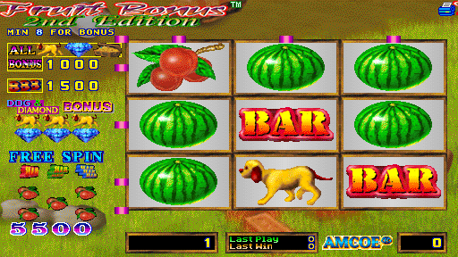 Fruit Bonus 2nd Edition (Version 1.8R, set 1)